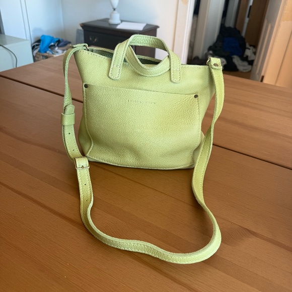 Portland Leather Goods Mini Zip Sugar Snap Crossbody - Picture 2 of 5